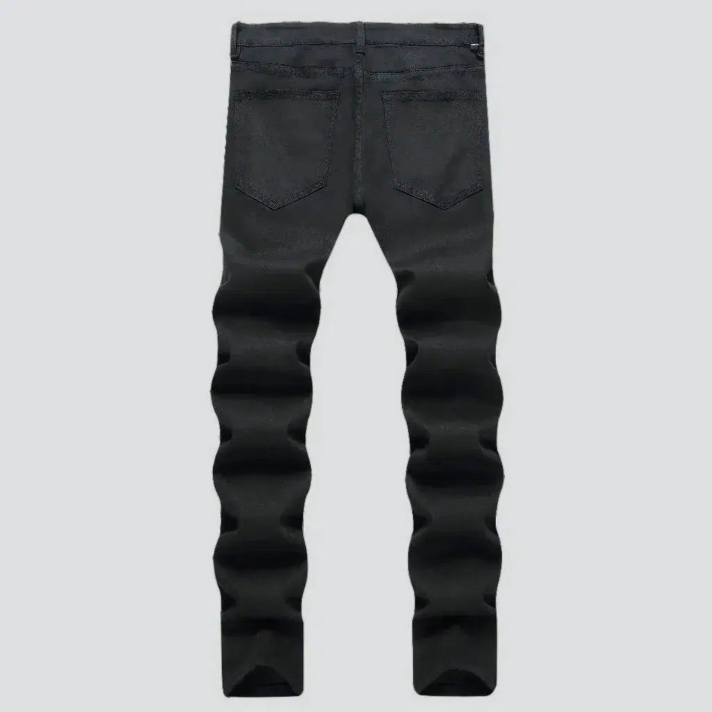 Monochrome skinny jeans
 for men