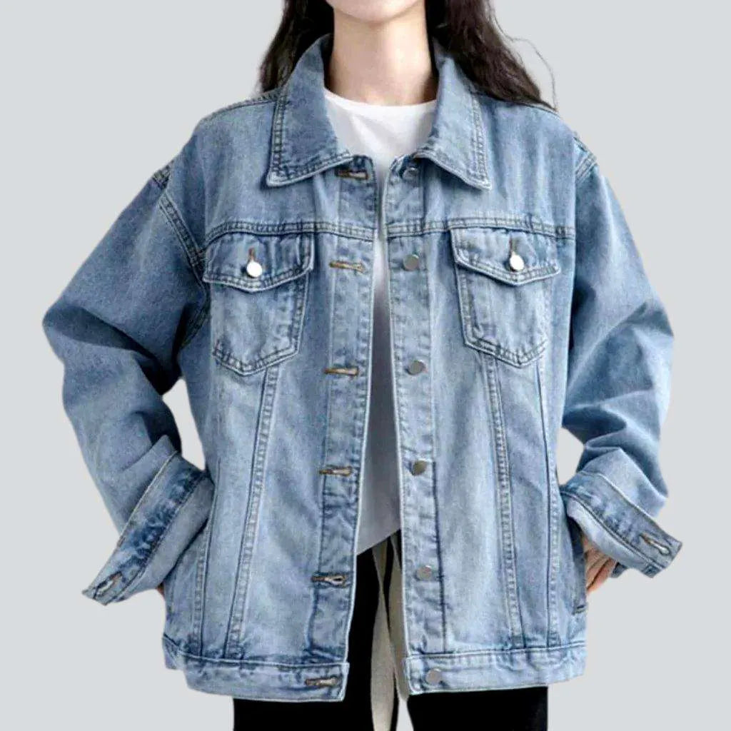 Light wash women's denim jacket | Jeans4you.shop